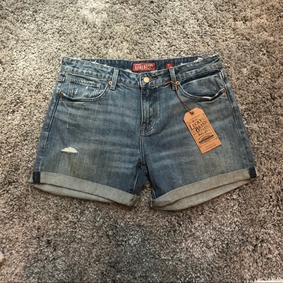 Lucky Brand Pants - LUCKY BRAND MID RISE JEAN SHORTS